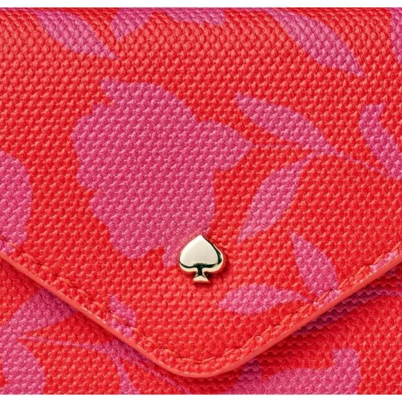 Classic Rose Envelope Card Case - kate spade new york x Target, Pink/Red - Picture 4 of 9